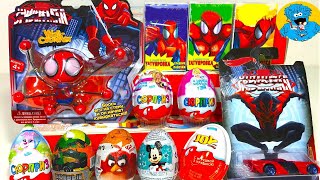 Киндер Сюрпризы Новый Человек Паук,Unboxing Kinder Surprise Avengers Spider Man,Disney Princess