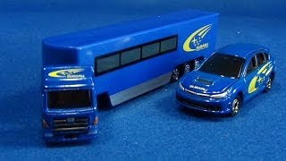 特注トミカ スバルワールドラリーチーム トランスポーター