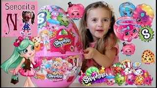 ШОПКИНС Открываем ОГРОМНОЕ Яйцо Сюрприз SHOPKINS OPEN BIG SURPRISE EGG