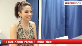 İlk Kez Kendi Porno Filmini İzleyen Porno Yıldızı
