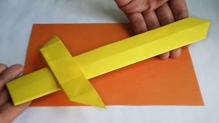 оригами меч гладиатора, как сделать оригами меч // origami sword gladiator