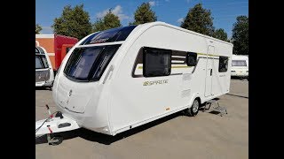 Обзор почти нового прицепа-дачи.каравана,автодома SWIFT 2017 года 6 мест из Великобритании!