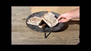 Free Fuel To Heat Your Home, does it really work?  Paper and cardboard fuel test