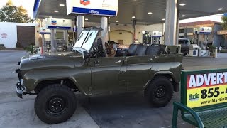 Uaz USA Уаз 469 Ездим на Уазе в США