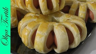 СОСИСКИ В ТЕСТЕ Просто Быстро и Вкусно /// Olya Tortik Домашний Кондитер