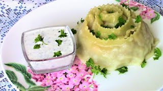 Манты. Гуль Ханум. Манты Розочки с тыквой и мясом - сочно и очень вкусно!