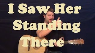 I Saw Her Standing There (The Beatles) Easy Guitar Lesson How to Play Tutorial Strum Chords