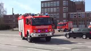 Löschzug + RTW HW + NEF RW Holzkoppelweg BF Kiel