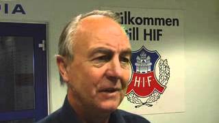 Skärpt bevakning på HIF-träning