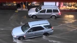 V Praze začalo pršet a pak přestalo. 21. července 2014 20:45