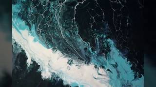 Создай свое море. Жидкий акрил