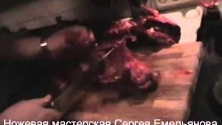 Финишная разделка кабана (Одинец, Гюрза , Заяц). stan-knife.ru