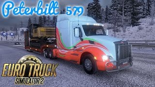 Euro Truck Simulator 2. Мод. Peterbilt 579 из ATS. (Ссылка на мод в описании)