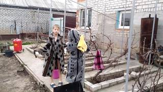 Весна.Утренние обливания на улице холодной водой!!!