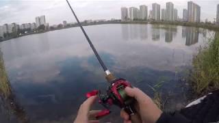 Рыбалка в СПБ . карьеры возле дома( часть первая). street fishing spb.
