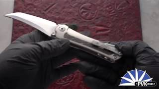 Marfione Custom Borka SBHF Mirror Polished Blade w/ Carbon FIber Inlay