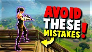 9 Common Mistakes New Players Make - FORTNITE Battle Royale | Tips and Tricks