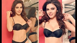 Sherlyn Chopra Hot In Black Lingerie