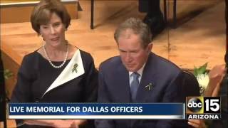 FULL: President George W. Bush speaks at Memorial for fallen officers in Dallas, Texas