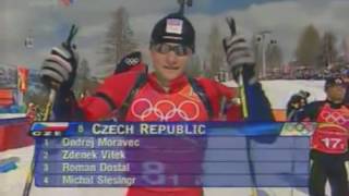 2006 02 21 Биатлон XX Зимняя Олимпиада 2006 Эстафета Мужчины Турин