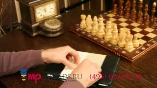Чехол-обложка для TELEFUNKEN TF-MID1002G черный с серой полосой кожаный