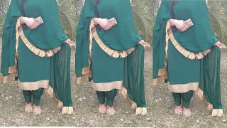 Lace Design On Salwar Suit // Punjabi Dresses Design Idea // Winter Outfit // Fashion Tips