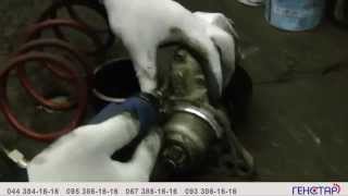 Замена щеточного узла стартера. Учебное видео от компании Генстар