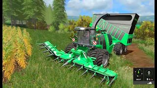 Farming Simulator 2017. Керосиновка. Кормоуборочный комбайн KRONEBIGXCARGO