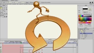 Anime Studio Pro 11 (Moho Pro) - Как сделать цикл анимации походки при инверсной кинематике