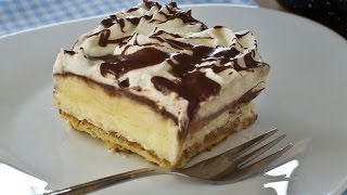 Prăjitura ”ecler” la tavă | Tray Bake Eclair Cake (Eng Sub CC) | Laura Laurentiu