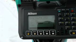 Инструкция по установке станции на тахеометре Nikon Niva (DTM, NPL, NRP)
