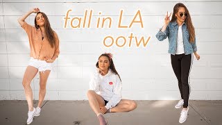 FALL OUTFITS OF THE WEEK // FALL IN LOS ANGELES♡