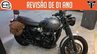 EnC - Revisão de 01 ano da Triumph Bonneville T120 Black