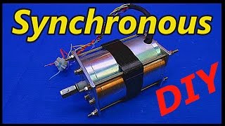 Make Permanent Magnet Synchronous Motor Generator DIY-Circuit!