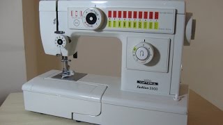 Victoria Fashion 2500 Nähmaschine Sewing machine Швейная машина test