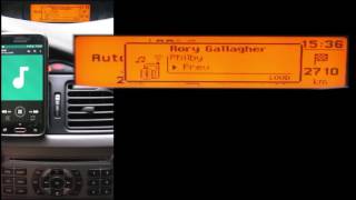 Radio Continental RD4 w Citroen C5 mkII (mkI FL)