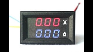 Yb27va DC 0 - 100 В / 50A цифровой амперметр и вольтметр 2-в-1  3.74$ за штуку.