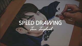 Jungkook BTS Speed Drawing (방탄소년단 - 전정국) Wings