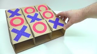 Игра КРЕСТИКИ НОЛИКИ из картона Настольная игра