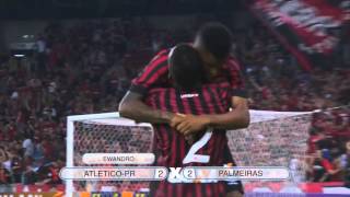 Gols - Brasileirão: Atlético-PR 3 x 3 Palmeiras