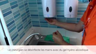 Lavage chirurgical des mains en cabinet dentaire