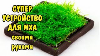 СУПЕР УСТРОЙСТВО ДЛЯ МХА СВОИМИ РУКАМИ. SUPER DEVICE FOR AQUA MOSS DIY