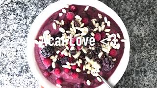 BREAKFAST ACAI BOWL Recipe - my Favourite HEALTHY TOPPED ACAI