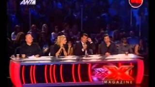 X Factor 3 Greece - Alexandros Notas - Mia Nixta Zoriki - Live 4 ( 19 / 11 / 2010 )