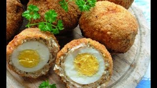 Перепелиные яйца по шотландски. Quail eggs on Scottish.