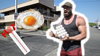 CAN YOU FRY AN EGG ON THE SIDE OF THE STREET? | LA HEAT WAVE