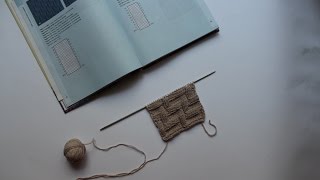 Вязание спицами. Красивый узор "Ступеньки"