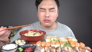 연어초밥,연어롤,캘리포니아롤 입에서 녹아버리네요 Salmon sushi ซูชิแซลมอน리얼사운드 먹방 ASMR  Mukbang social korean eating show