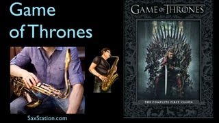 How to Play Game of Thrones Theme on Saxophone - Tenor Sax - Saxophone Tab