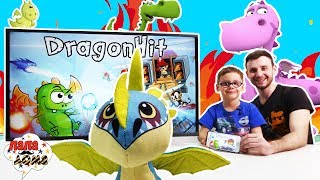 НУЖНО СРОЧНО СПАСТИ ДРАКОНОВ! Папа Макс и Елисей играют в Dragon Hit! 13+